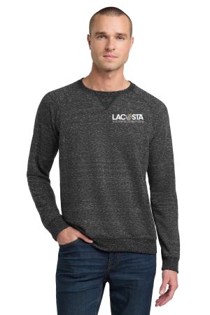 Jerzees Snow Heather French Terry Raglan Crew